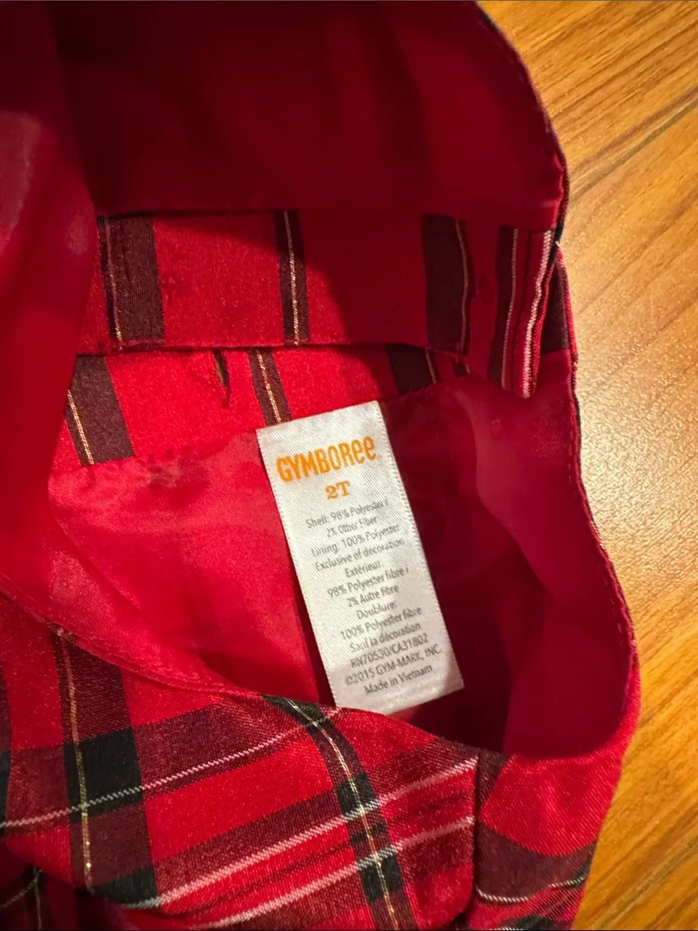 Gymboree festive red